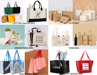 Bolsa de compras de un solo hombro ligera personalizada para jóvenes resistente al agua y bonita con cierre de cordón con asa de cuerda