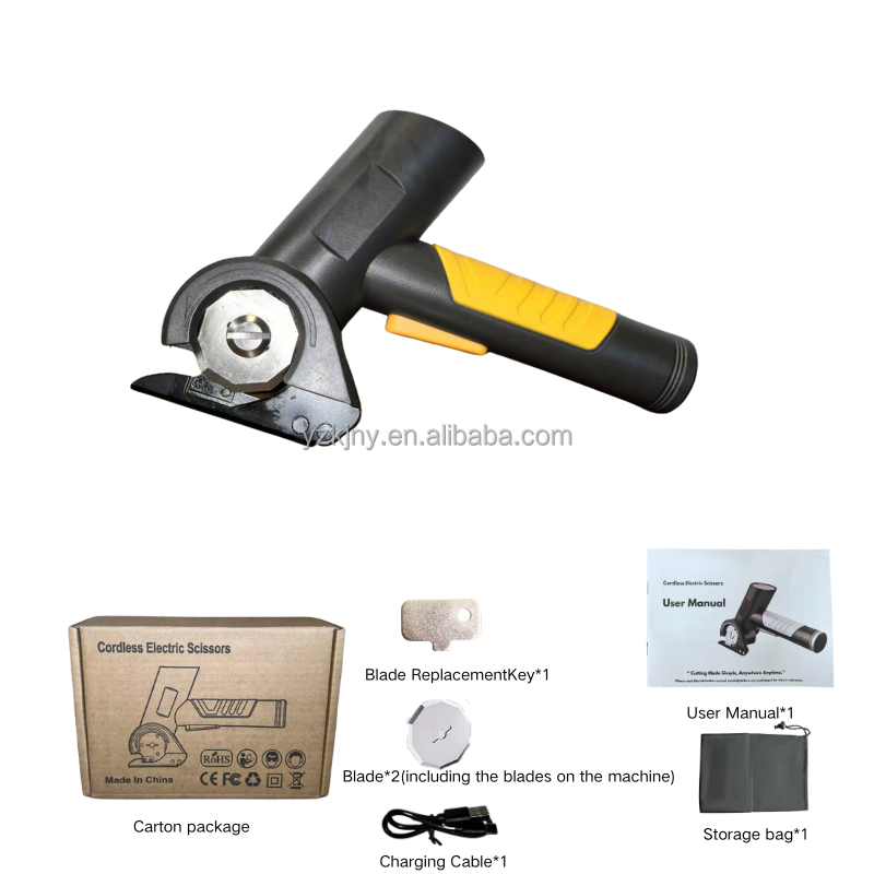 scroll cut Portable Electric Scissors Large Leather Scissors Lithium-Ion Paper Cutting Scissors for Home Office Use
