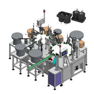 Fast Fully Automatic Assembly Machine for Small Micro Switch Production Line