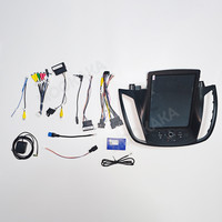 Autoradio Android 15 10,4 pouces MOOKAKA pour Ford Escape 2013-2018, écran style Tesla avec 4 Go de RAM intégrée, GPS, amplificateur, CarPlay, USB