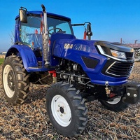 جرار زراعي صغير عالي الجودة بعجلات 4x4 للبيع بالجملة والتجزئة، مزود بمحرك ومكونات أساسية لآلات الزراعة