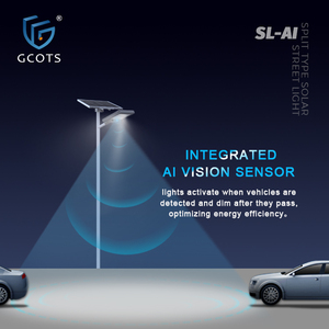 Lámpara Solar de Calle de 60W, Impermeable IP65, con Batería para Iluminación de Caminos - Product Image 6
