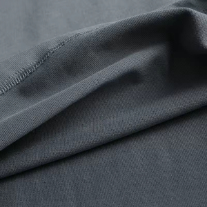 <b>Top</b> Ranking Plain Heavy Cotton Luxury Tshirt Unisex Custom Print logo <b>Mock</b> <b>Neck</b> Blank t Shirt Oversize Men's T-shirt for Men - Product Image 6