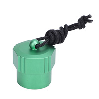 Capuchon anti-poussière en alliage d'aluminium pour régulateur DIN de 1ère étape, bouchon de protection fileté pour valve de réservoir, pour remplacement