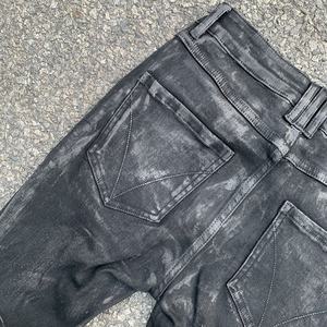 بالجملة في المخزون للرجال مشمع المغلفة نحيل الجينز اندلعت الرجال الجينز - Product Image 4