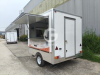 Chariots de restauration rapide carrés de 8 pieds Etodevice Easy Move, remorque alimentaire à vendre
