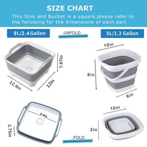 Portable fruits légumes lavage cadre de rangement transfrontalier télescopique <span class=keywords><strong>panier</strong></span> de vidange évier de cuisine <span class=keywords><strong>pliant</strong></span> carré <span class=keywords><strong>salade</strong></span> outils - Product Image 5