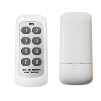 Télécommande sans fil RF universelle 500m 433/315MHz EV1527 à code d'apprentissage pour porte de garage en métal durable