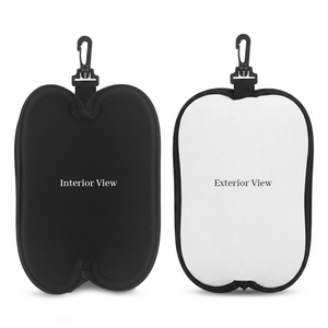 Étuis à lunettes vierges pour sublimation DIY, sacs à lunettes personnalisés en néoprène avec fermeture éclair, étui de rangement pour lunettes de soleil, idéal pour cadeau promotionnel - Product Image 2