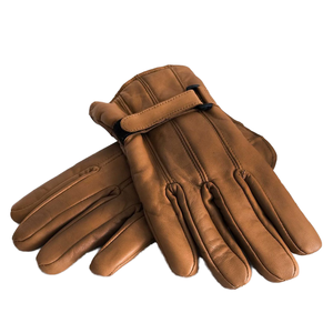 Premium Genuine Leather Winter <b>Gloves</b> for Men & Women Soft <b>Warm</b> Driving Outdoor Fashion <b>Gloves</b> with Adjustable Strap - Product Image 2