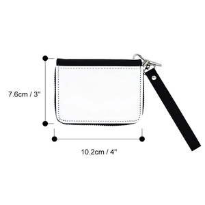 HTPmart Porte-monnaie en cuir PU à sublimation Portefeuille en cuir PU imprimé personnalisé vierge avec logo Accessoires en cuir pour femmes - Product Image 6