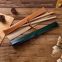 Sac de rangement portable pour baguettes de batterie en cuir PU, étui imperméable pour baguettes, cadeau idéal pour les batteurs