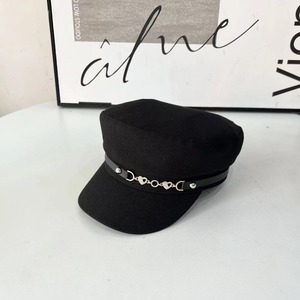 Unisex Hải Quân Vịt Mỏ Beret Flat-Top Casual Mũ Bóng Chày 6-Panel 3D Thêu Mỏng Mặt Lớn Đầu Chu vi Mùa Hè 100% - Product Image 1