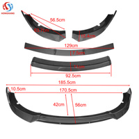 Lèvres avant d'accessoires de voiture automobiles Chaoshenghang, séparateur de lèvre de pare-chocs avant pour Dodge Charger SRT 2015 2016 2017 2018 2019 +
