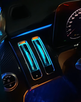 ICarsin - Éclairage d'ambiance intérieur LED 64 couleurs pour Mercedes Benz Classe S W223 Long-wheelbase 2023-2026 - Accessoires