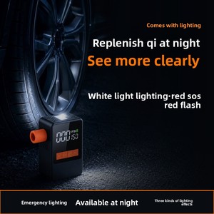 <span class=keywords><strong>Compresseur</strong></span> d'air portable sans fil 6000 mAh 150 PSI haute pression étanche léger avec affichage numérique - Product Image 3
