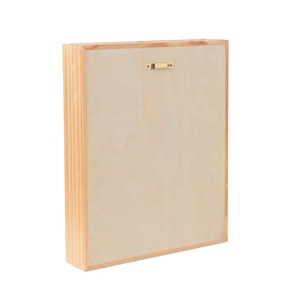 Marco de <span class=keywords><strong>Madera</strong></span> para Fotos y Cuadros, Caja de Sombra para Exhibición Profunda de 9x11 Pulgadas, <span class=keywords><strong>Natural</strong></span>, al por Mayor - Product Image 4