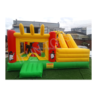 Château gonflable à thème Wild West avec toboggan Jumping House Bouncer Combo pour Cowboys et Cowgirls