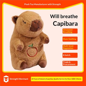 Peluche de Capibara que Respira, Osito Luminoso con Sonido, Muñeco Musical <span class=keywords><strong>para</strong></span> <span class=keywords><strong>Dormir</strong></span> <span class=keywords><strong>para</strong></span> Niños, Garantía de 3 Meses - Product Image 3