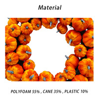Citrouilles artificielles pour la récolte d'automne, décoration de ferme, récolte de Thanksgiving, pour la fête, la porte d'entrée, la cheminée