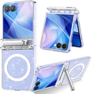 Funda para Samsung Z <span class=keywords><strong>Flip</strong></span> 8 con Protector de Pantalla Integrado, Carcasa Rígida Transparente de PC con Bisagra y Soporte para Samsung <span class=keywords><strong>Galaxy</strong></span> Z <span class=keywords><strong>Flip</strong></span> 8 - Product Image 5