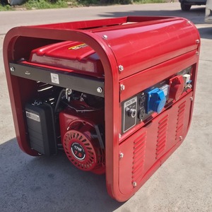 Gasoline <b>Generator</b> 3KW 110V 220V 4-Stroke Engine 8.3L Fuel Tank Portable for <b>Camping</b> Outdoor Use - Product Image 1