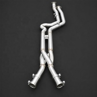 Tubo de Escape Central de Acero Inoxidable 304 de Igual Longitud con Tubo en Z para BMW M3 G80 M4 G82 G83 S58 3.0T 2021-2025
