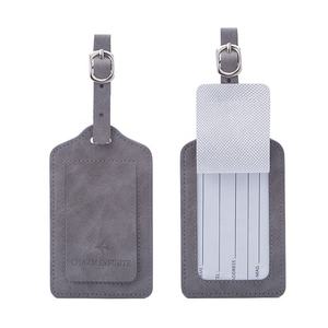 Sacs de voyage avec Logo personnalisé, sangle ajustable réutilisable adaptée, étiquettes de <span class=keywords><strong>bagages</strong></span> <span class=keywords><strong>en</strong></span> cuir véritable - Product Image 4