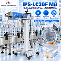 Machine de marquage laser CO2 haute précision LC30F MG, machine de marquage industrielle, imprimante de date de production pour bouteilles en plastique, emballages alimentaires, sacs