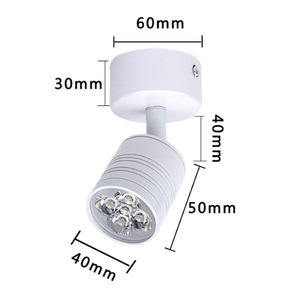 <span class=keywords><strong>Spot</strong></span> LED mural/plafond suspendu 85-265V 5W - Product Image 1