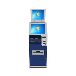 קיוסק יצרן שירות עצמי תשלום kiosk עם כרטיס מנפק ברקוד סורק כרטיס מחלק קיוסק