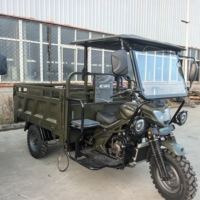 Tricycle à essence 150CC/200CC pour le transport de marchandises et usage domestique, personnalisable, type TukTuk, moto à trois roues, tricycle à benne basculante pour charges lourdes