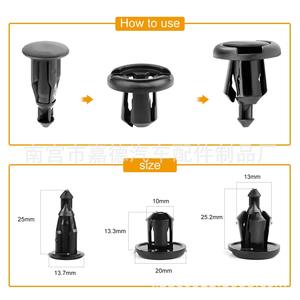 Ford Car <b>Bumper</b> <b>Clips</b> 3143 18.6mm Plastic Fasteners For Replace Repair Auto Fastener - Product Image 2