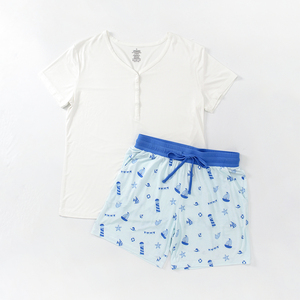 Engepapa personalizado adulto bambú ropa traje estampado recién <span class=keywords><strong>nacido</strong></span> mameluco suave niños conjunto bebé bambú Pijamas - Product Image 6