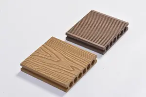 Solid Co-extrusion Capped Protect Outdoor Floor Waterproof Anti Slip Anti Uv Hot Weather Wpc Deck Wood Plastic Composite Board