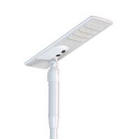 Lampe solaire 60W 90W 120W IP65 Panneau solaire routier Suive la direction du coucher du soleil Auto LED Tout-en-un Lampe de rue avec caméra CCTV