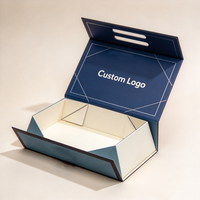 Boîte cadeau rigide pliable en carton magnétique en papier recyclable avec logo personnalisé pour vernis à ongles, chaussures, emballage de produits de soins personnels