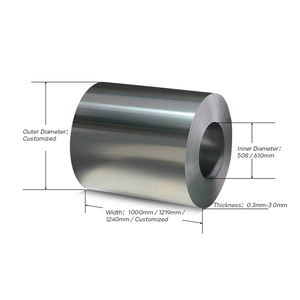 Bobinas de Acero Inoxidable Grado 420j2 430 <span class=keywords><strong>410S</strong></span> 439, Superficie Inox NO.4 BA 2B, Espesor de 0.6/0.8/1.0/1.2/1.5mm, Corte y Doblado sin Tratar - Product Image 1
