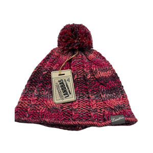 LANDBAS Vente en gros en ligne 75% acrylique 25% laine Style décontracté Bonnet en tricot avec pompon en POM POM Oreillettes d'hiver Unisexe - Product Image 4