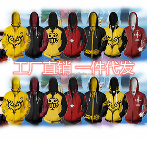 Nouveaux costumes de film d'anime <span class=keywords><strong>japonais</strong></span>, sweat-shirt à fermeture éclair sur le thème du <span class=keywords><strong>manga</strong></span> - Sweat-shirt unisexe imprimé numérique 3D - Product Image 2