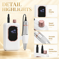 Machine à ongles rechargeable OEM ODM Vantrend personnalisée en aluminium portable avec clip ceinture, fournitures de salon, vente en gros Chine - Fournitures pour ongles