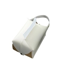 Boîte à mouchoirs murale en cuir PU de luxe léger avec couvercle à sangle extractible, polyvalente pour salle de bain, chambre, salon et voiture