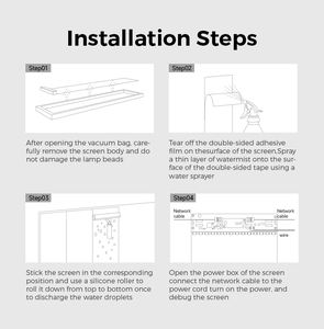 Film LED transparent flexible adhésif pour intérieur et extérieur, écran d'<span class=keywords><strong>affichage</strong></span> en cristal, panneau d'écran LED transparent pour verre - Product Image 6