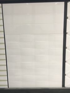 Carreaux muraux en céramique blanche à <span class=keywords><strong>relief</strong></span> de 300x600mm - Product Image 4