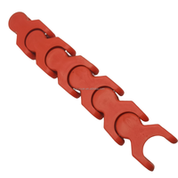 Chaînes à plateaux plats 1700 1701 en POM, PA, NYLON pour lignes d'abattage de volailles