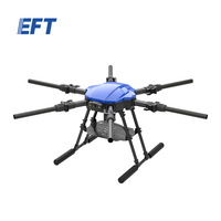 EFT Multifonction E610P Applications industrielles Cadre de drone en fibre de carbone Patrouille de pompiers électrique Transport express d'urgence