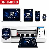 Protector de Pantalla Rexsus Spark UV, 10 Piezas, Tecnología de Pegamento Completo, Película de TPU de Grado para Componentes Electrónicos