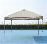 Tente de camping multifonctionnelle automatique pliable grand format avec protection solaire UV, auvent dôme extérieur, chapiteau, gazebo