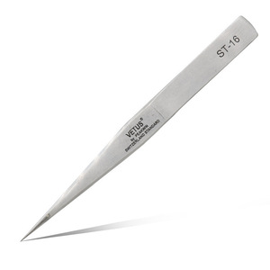 Vetus Tweezers ST-16 Pointed Stainless Steel <b>Precision</b> <b>Tool</b> For Fine Work - Product Image 2