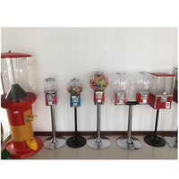 Nouveau design Distributeur automatique de bonbons à billes rebondissantes Gashapon avec support